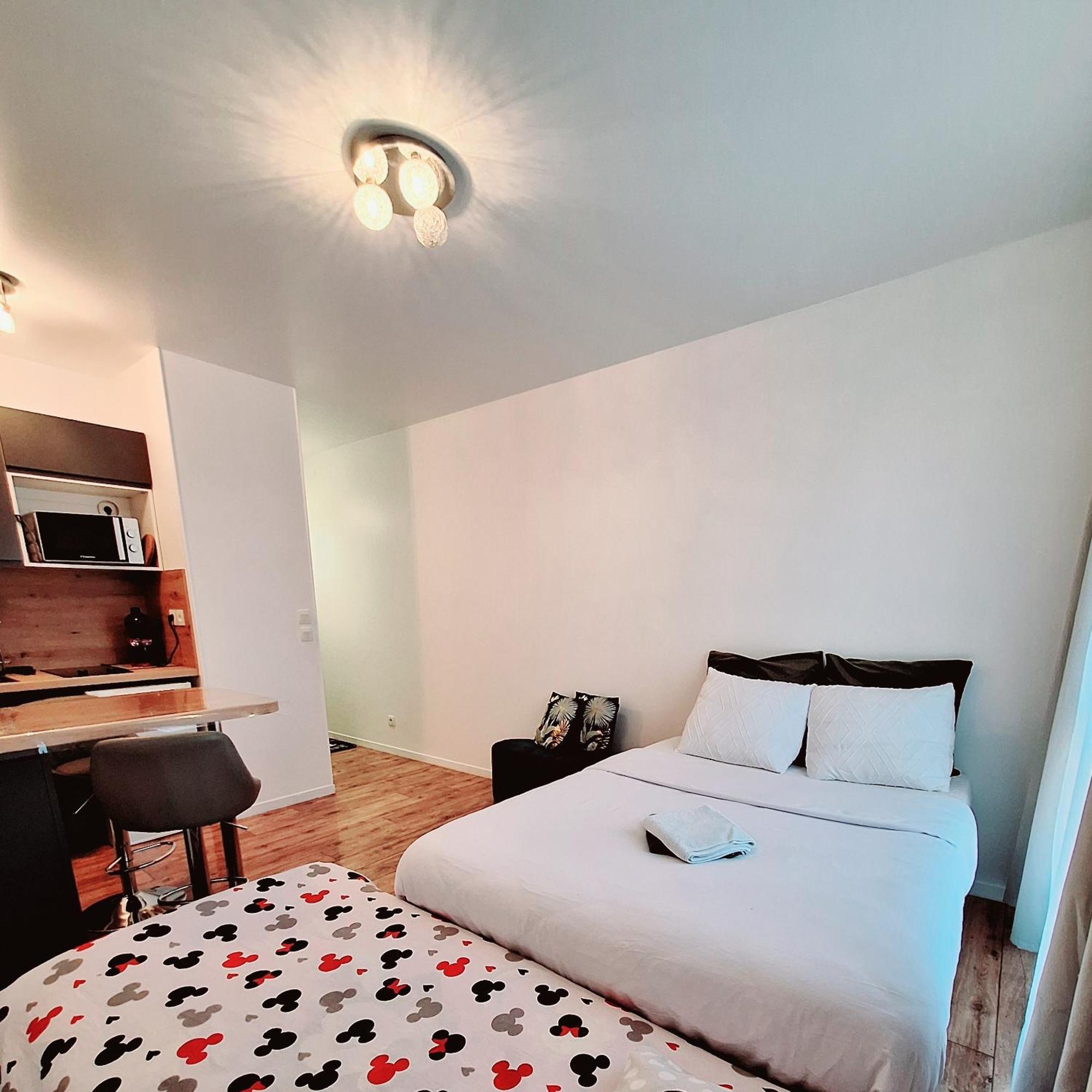 Studio Alpha - 2Min By Train To Disneyland Or 20Min Walk - 5Min Walk To "Val D'Europe" Station Μοντεβρέν Εξωτερικό φωτογραφία