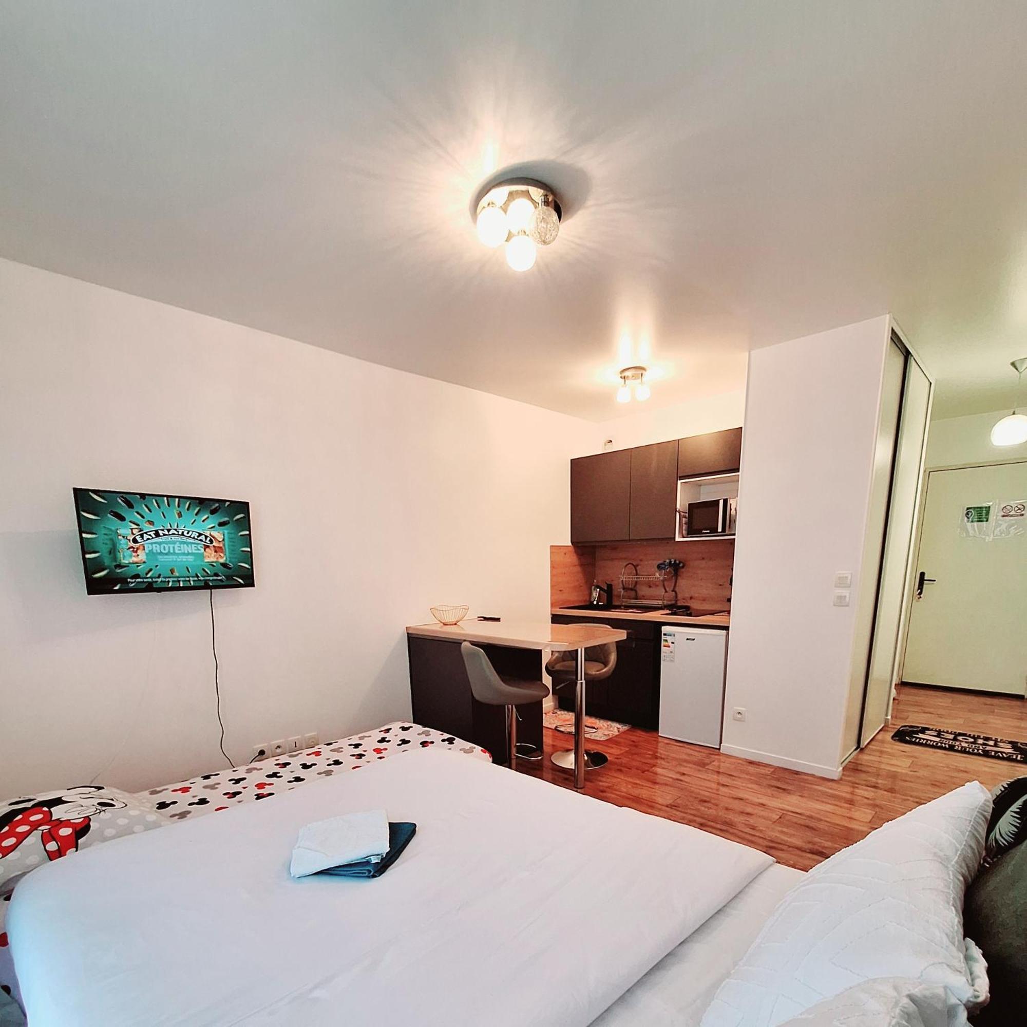 Studio Alpha - 2Min By Train To Disneyland Or 20Min Walk - 5Min Walk To "Val D'Europe" Station Μοντεβρέν Εξωτερικό φωτογραφία