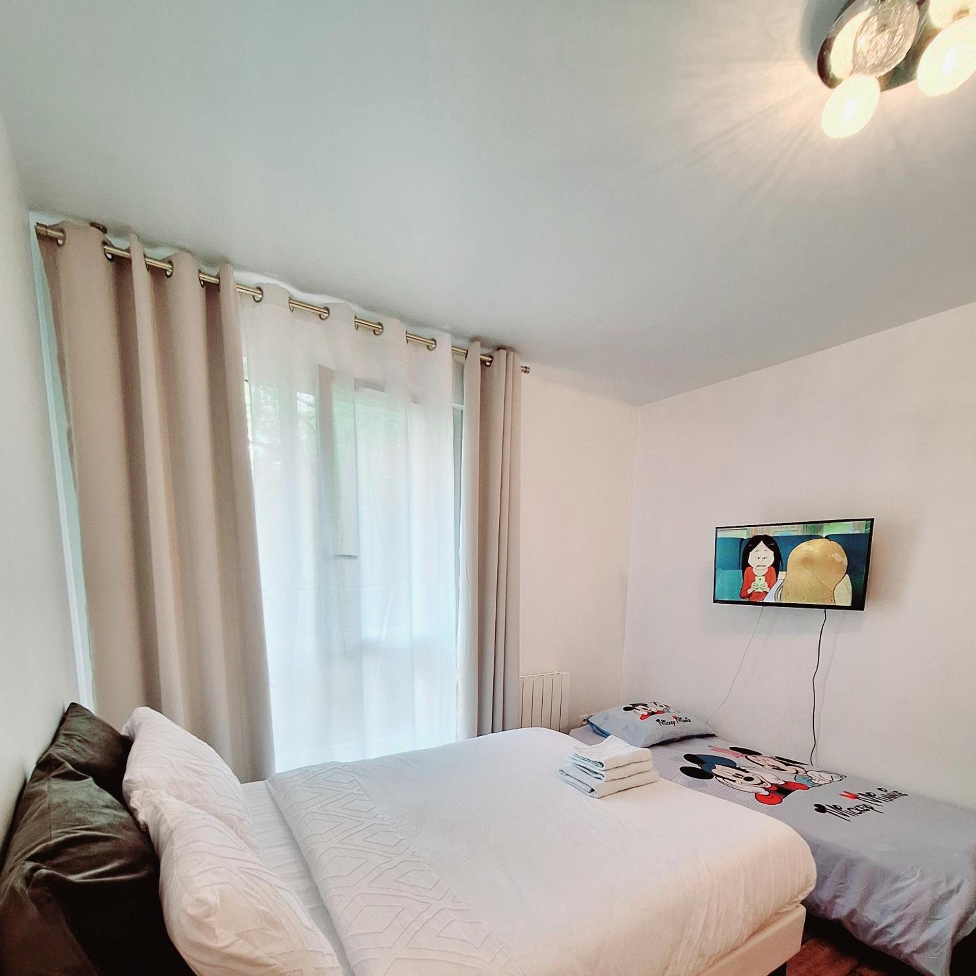 Studio Alpha - 2Min By Train To Disneyland Or 20Min Walk - 5Min Walk To "Val D'Europe" Station Μοντεβρέν Εξωτερικό φωτογραφία